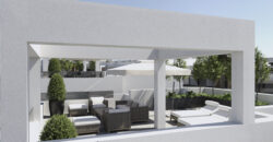 Luxurious bungalows under construction.