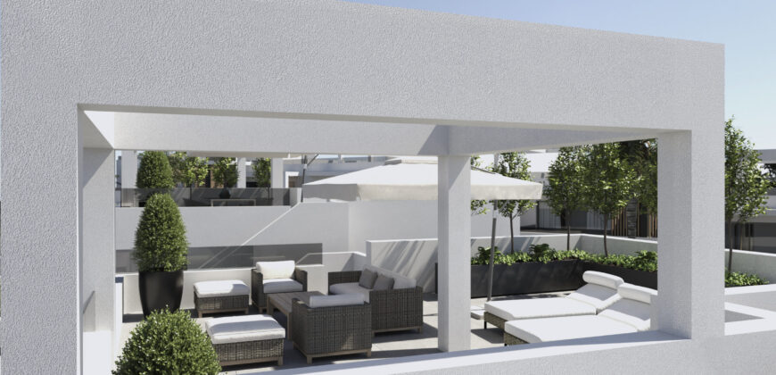 Luxurious bungalows under construction.