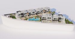 Luxurious bungalows under construction.