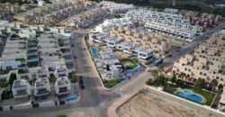 Luxurious bungalows under construction.