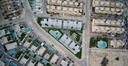 Luxurious bungalows under construction.