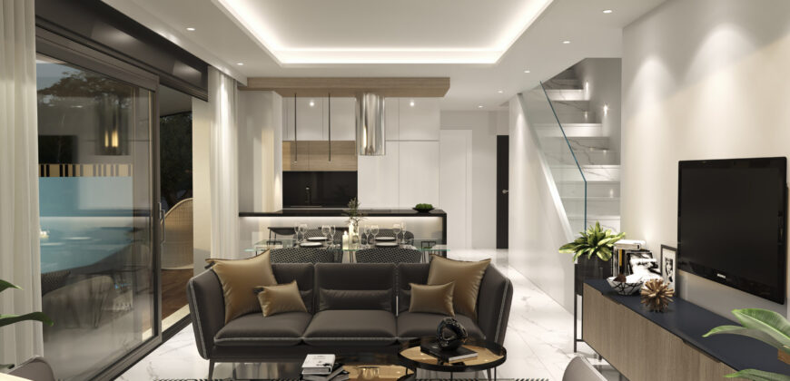 Luxury villas under construction