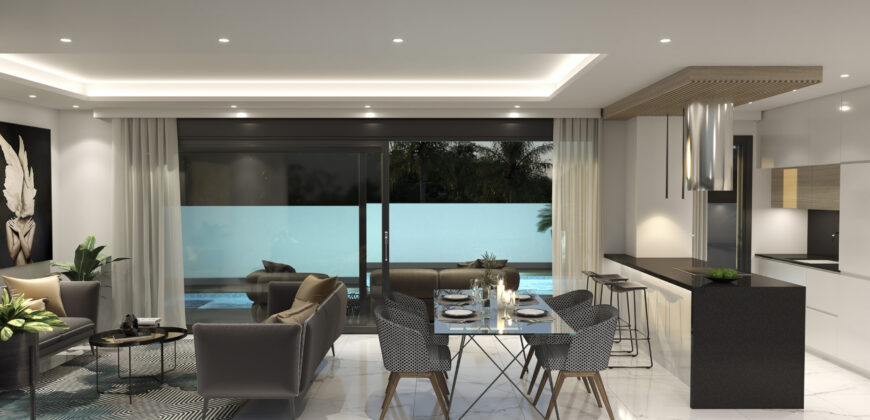 Luxury villas under construction