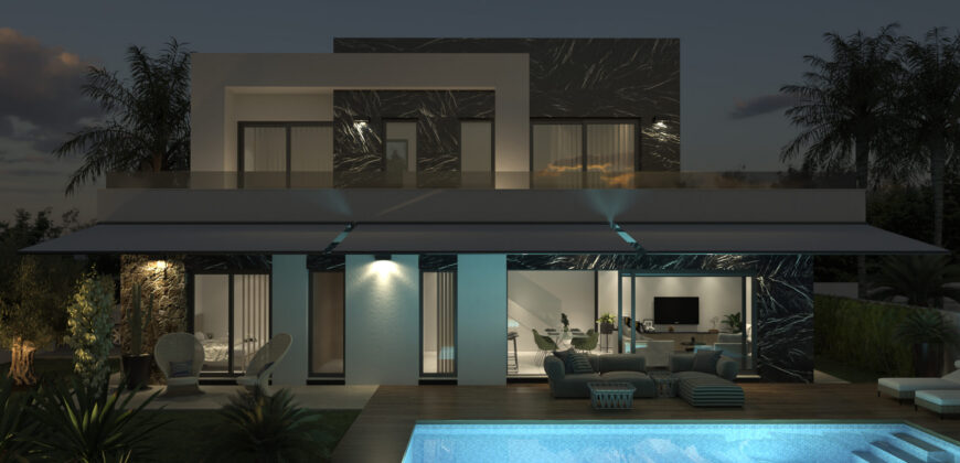 Luxury villas under construction
