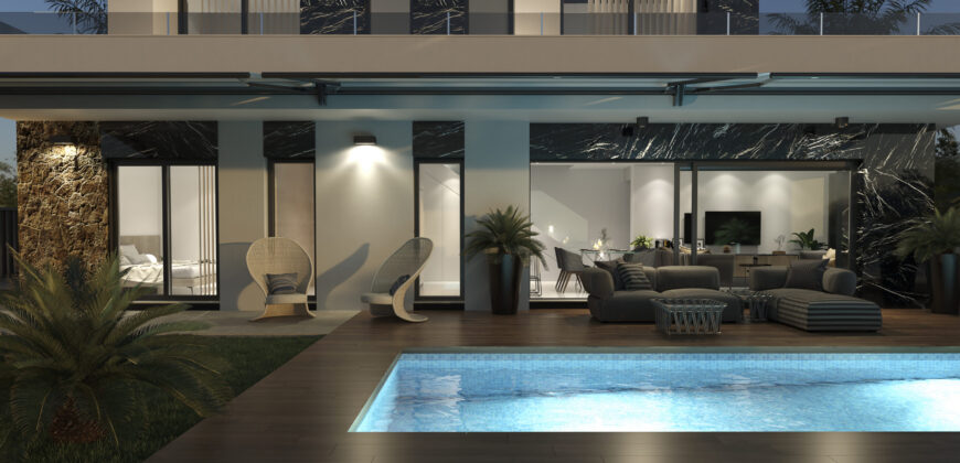 Luxury villas under construction