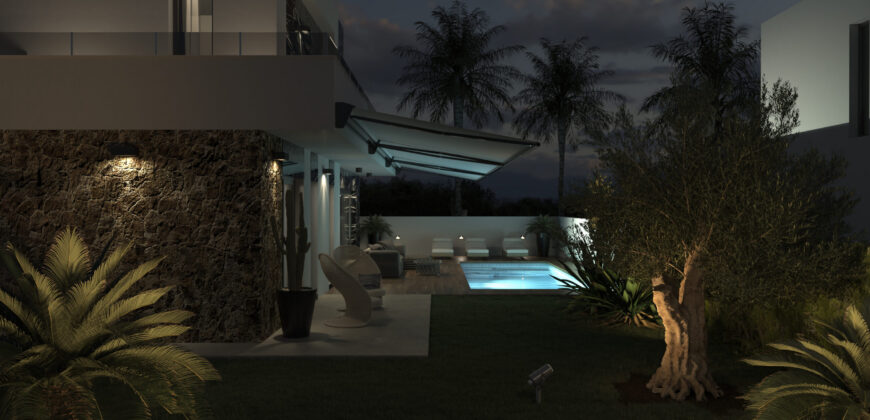 Luxury villas under construction