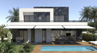 Luxury villas under construction